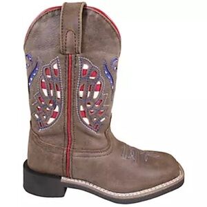 Smoky Mountain Boots Kids Cowboy Boots‎ Size 10.5 NIB